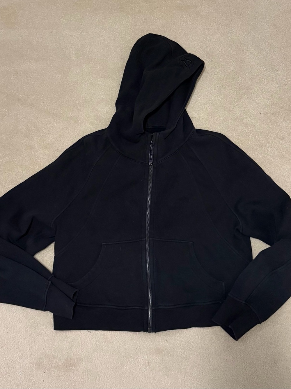 Lululemon Scuba Cropped Hoodie Full Zip